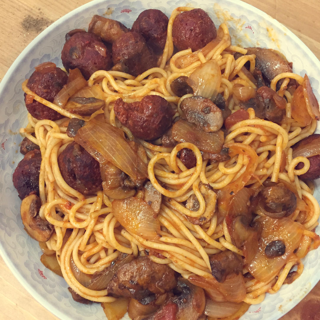 培根番茄意大利面