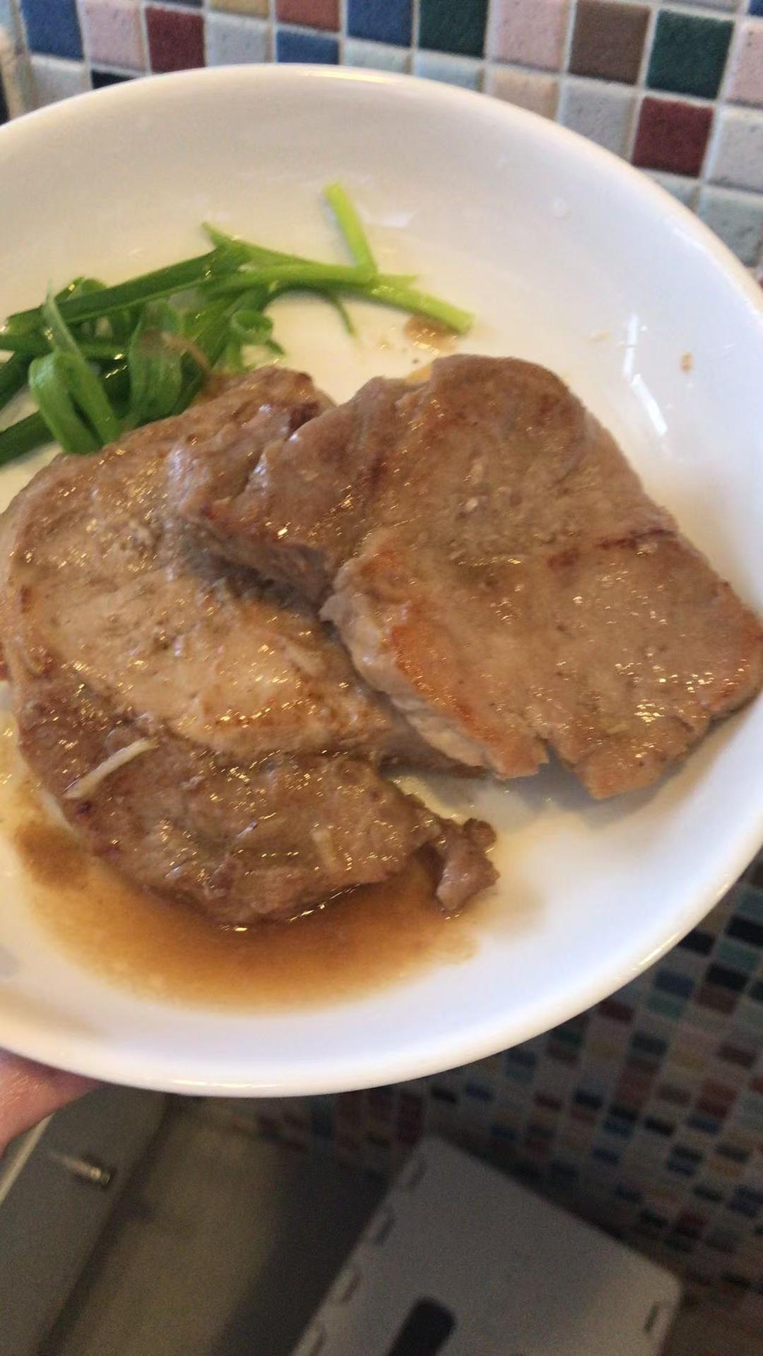 愛心豬扒的做法