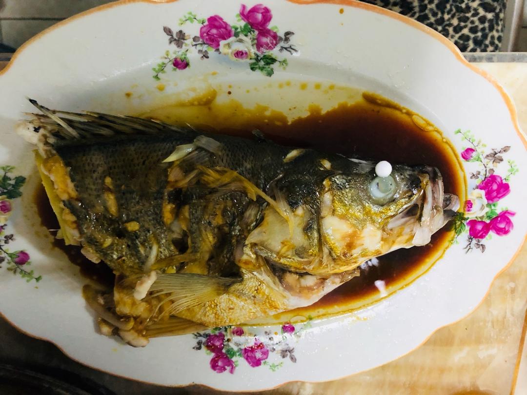 超入味清蒸鱼～清蒸鲈鱼桂花鱼（家常独创）