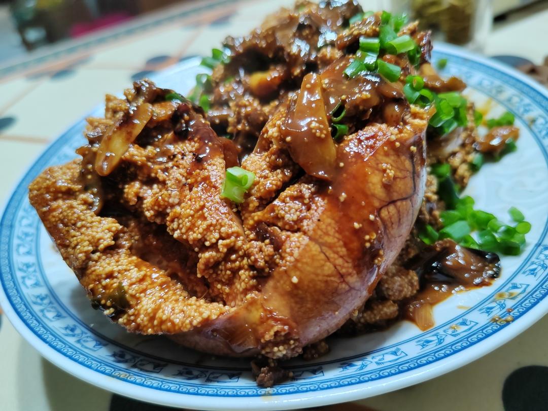 『入口难忘』鲜香销魂的红烧鱼籽鱼杂