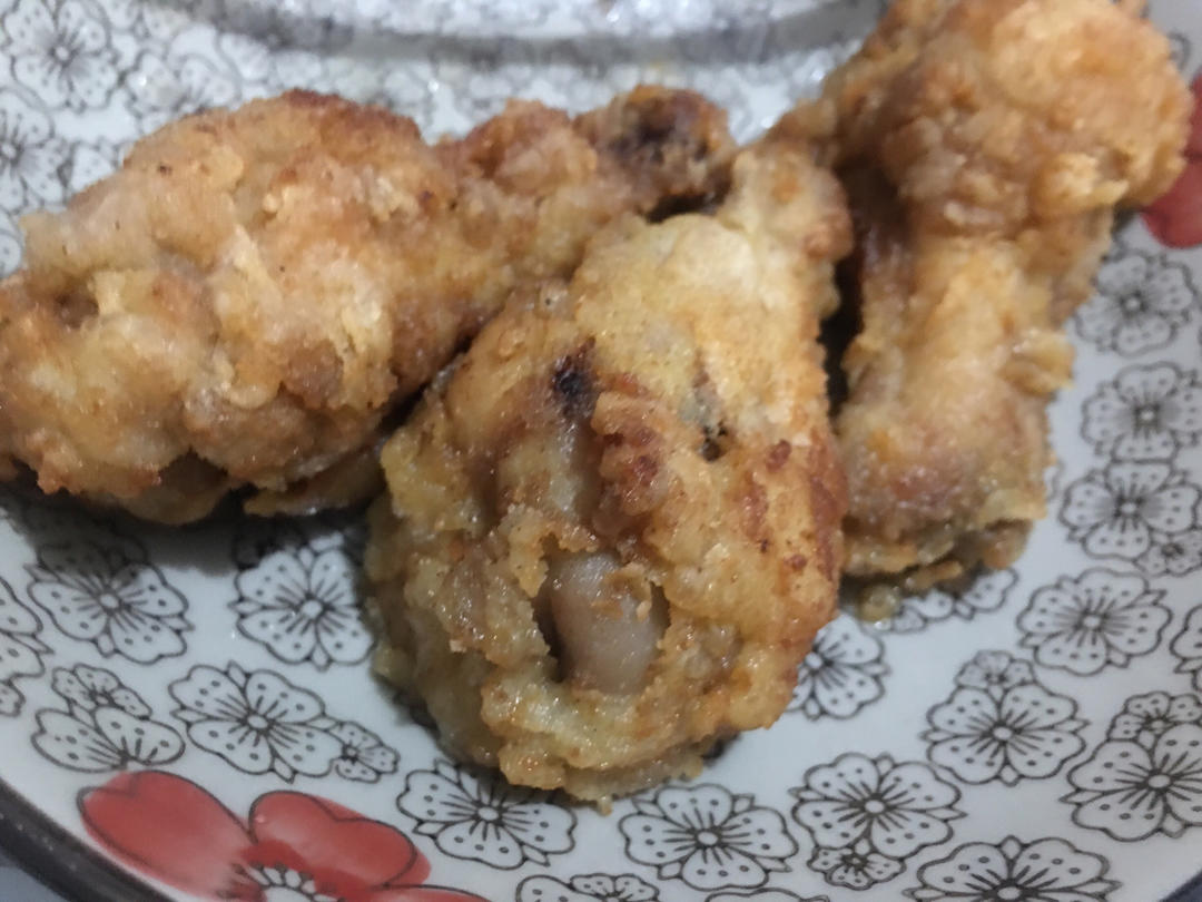 不亚于KFC的炸鸡翅根～自制炸鸡粉，外酥里脆香喷喷