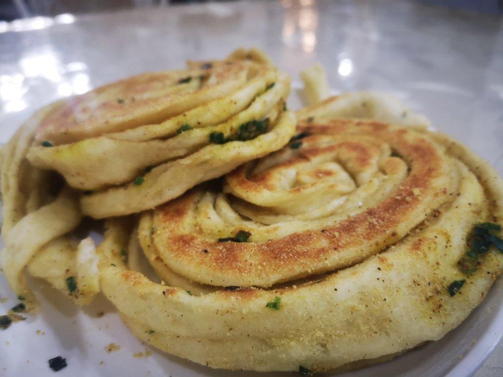 发面葱油酥饼