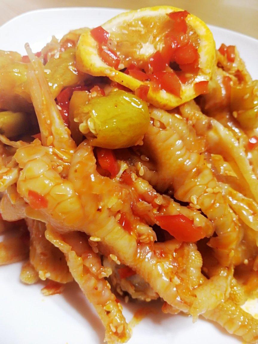 【柠檬酸辣凤爪】