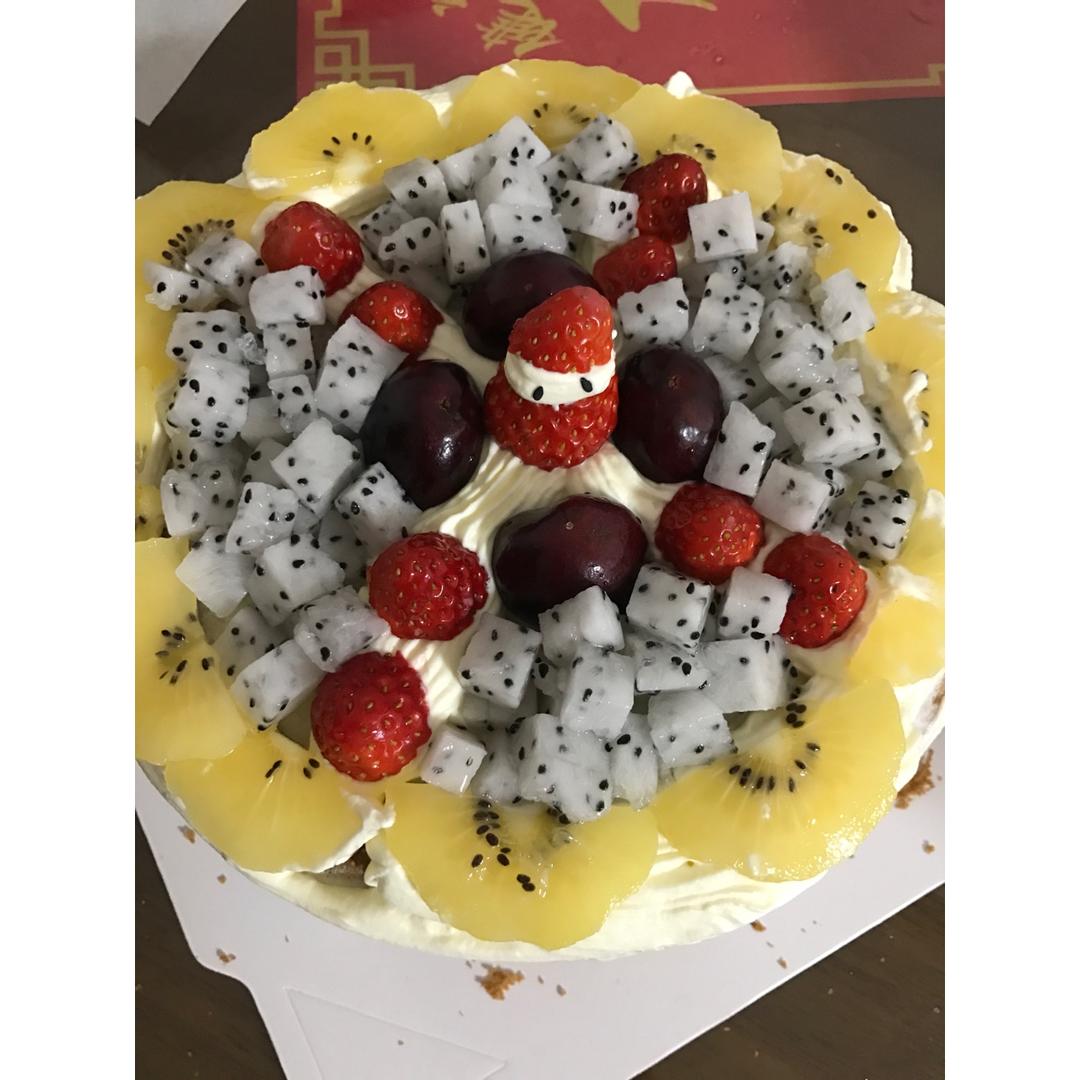 圣诞呆萌裸蛋糕