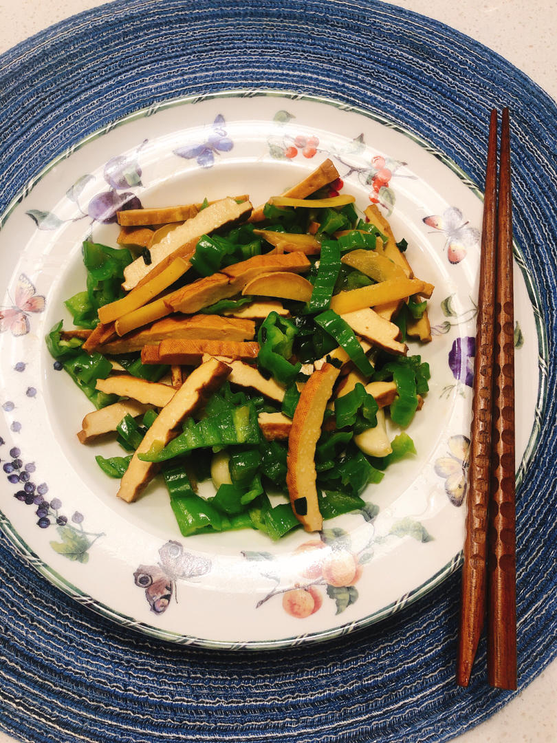 香干炒青椒