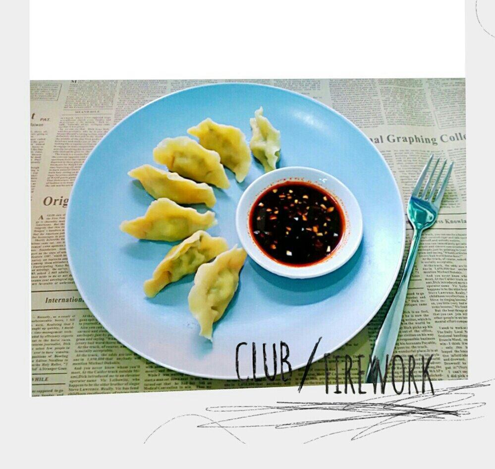 玉米香荠菜猪肉饺子的做法