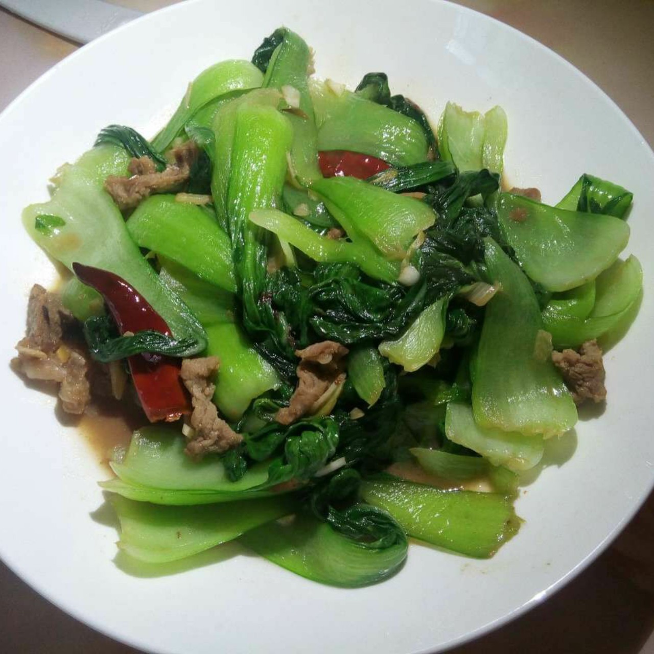 炝炒小油菜