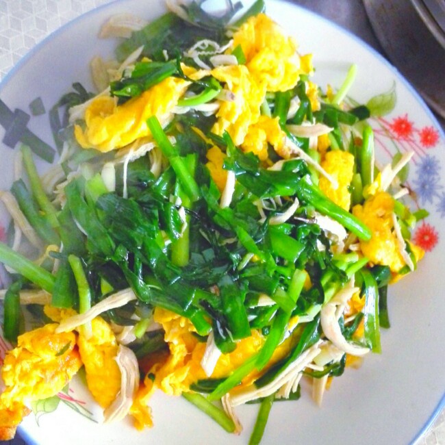 韭菜炒鸡蛋