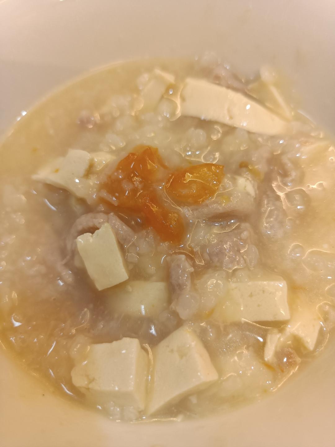 儿童病号饭：山药瘦肉粥／白菜卷