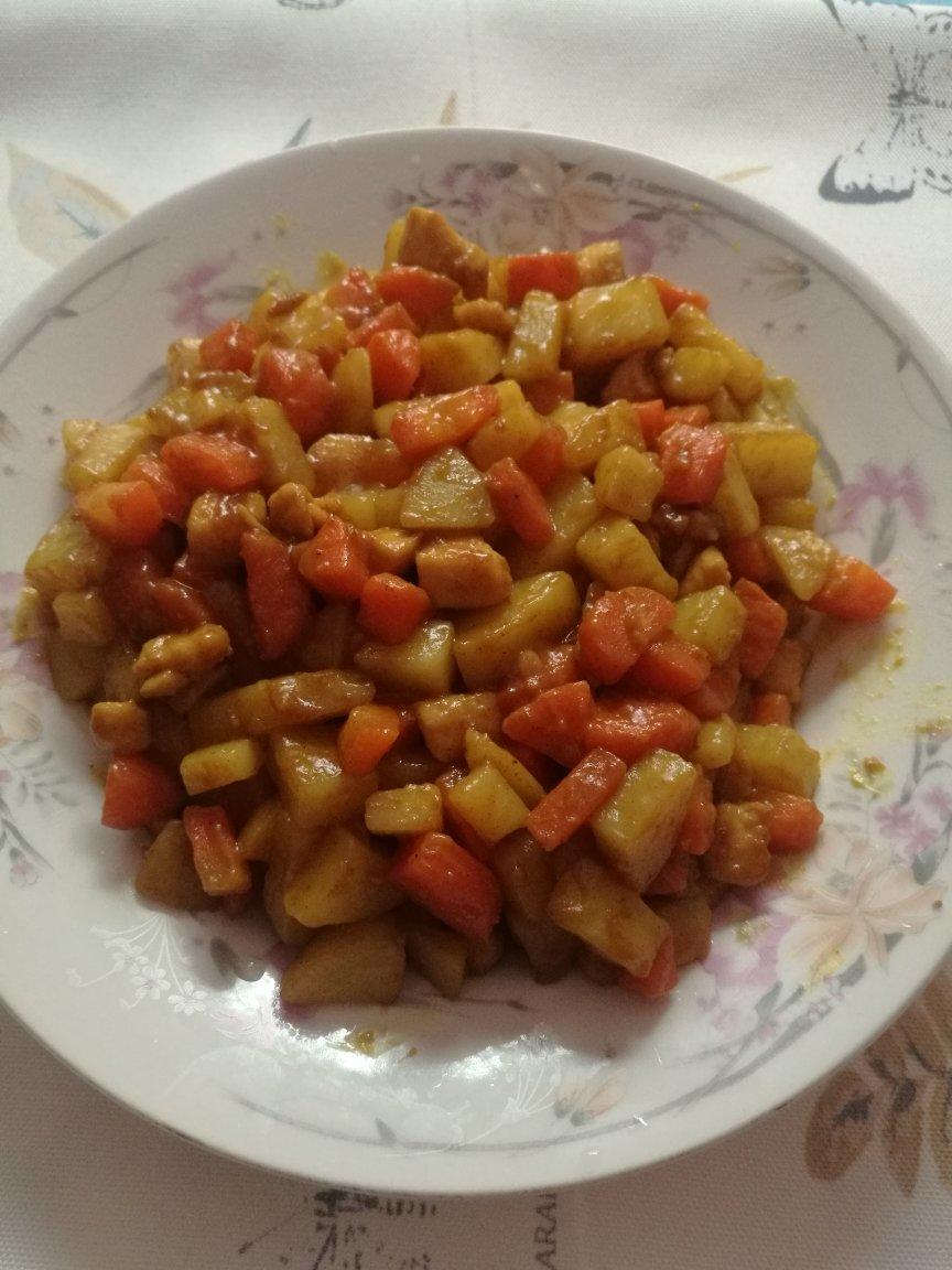咖喱土豆鸡块