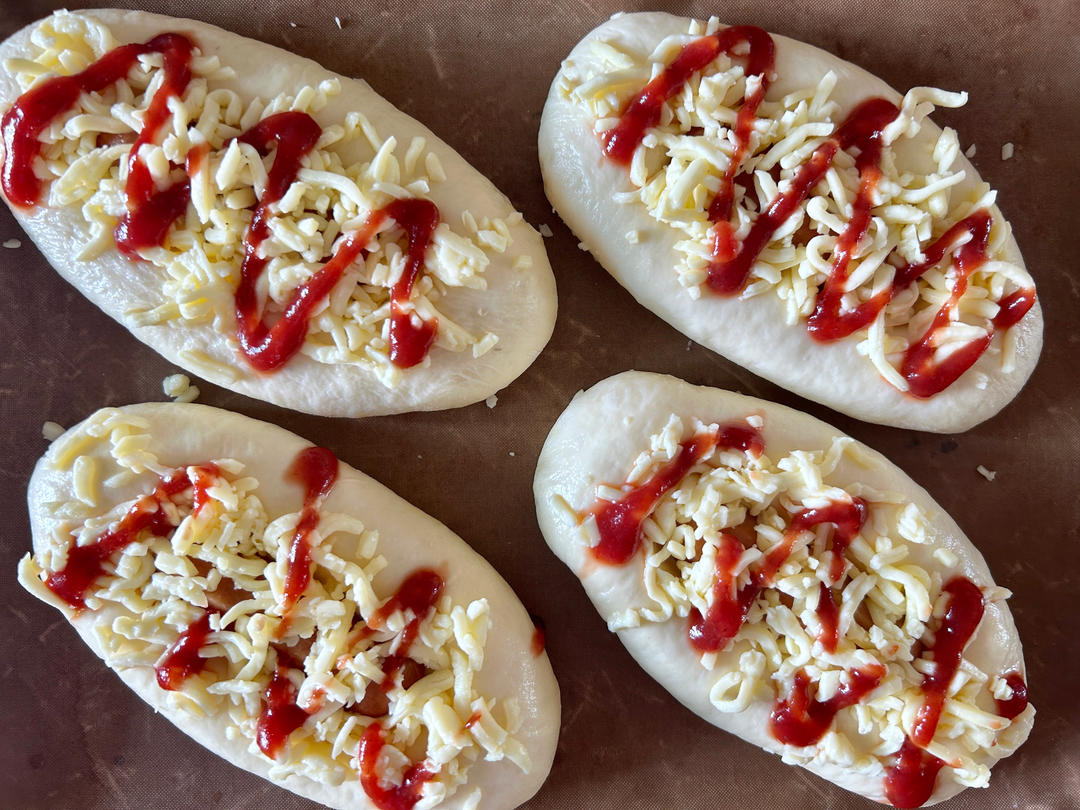 美味的香肠面包