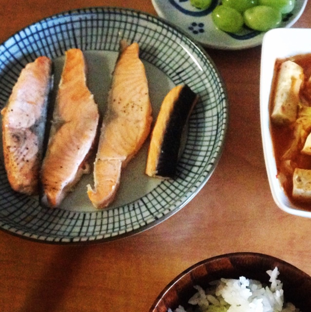 无油香煎三文鱼