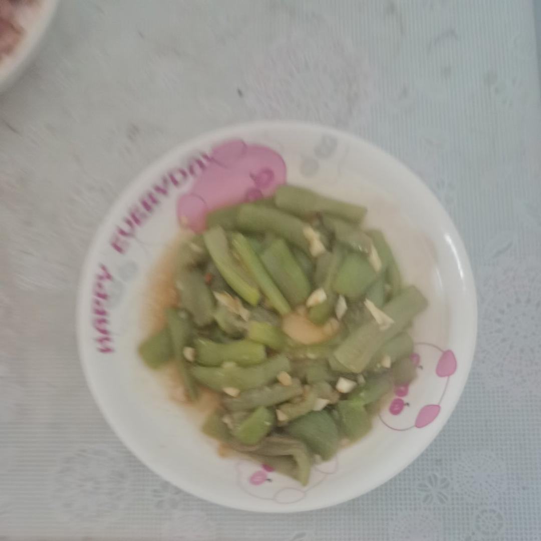 清炒丝瓜（不变黑的方法）