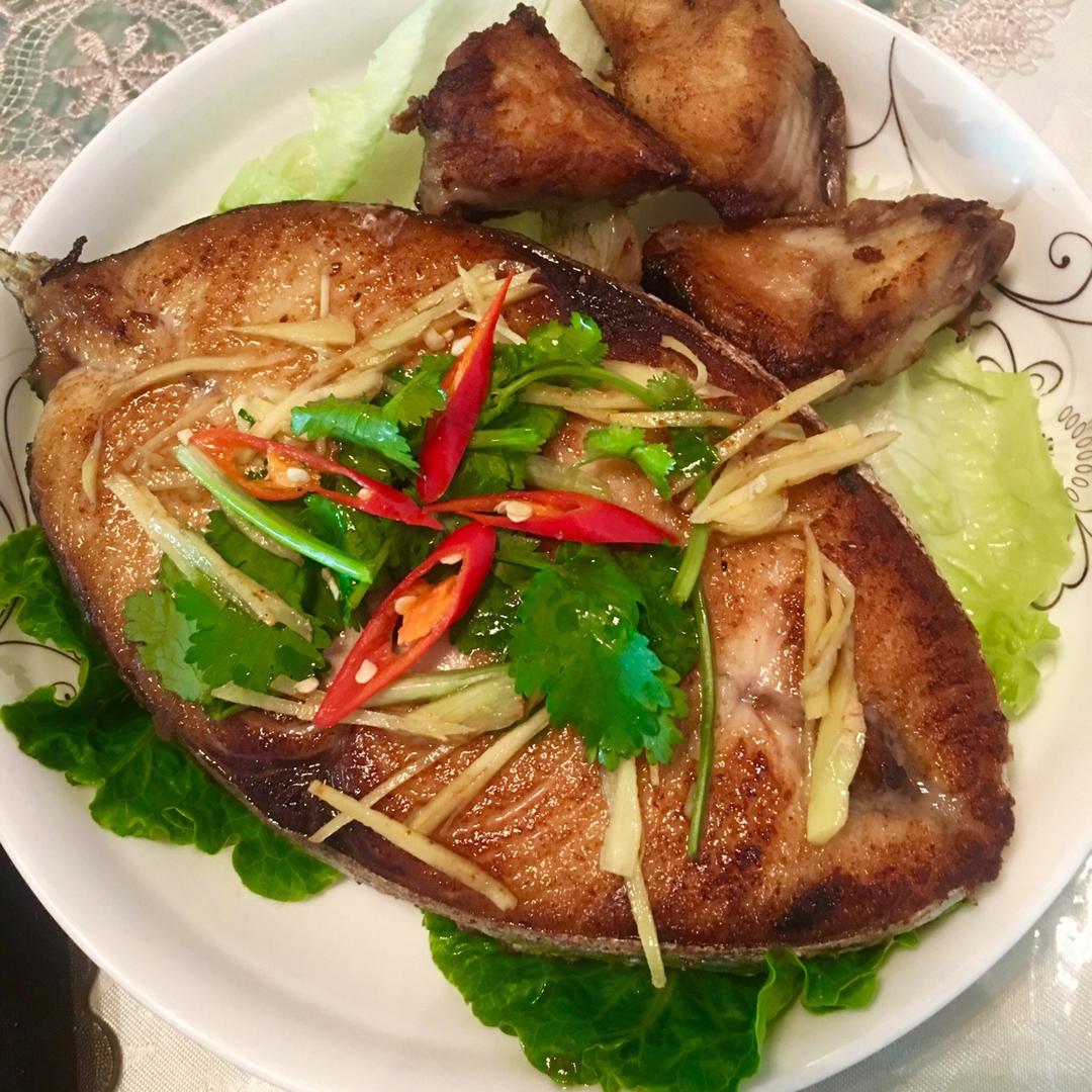 cl_99做的香煎马鲛鱼(鲅鱼)