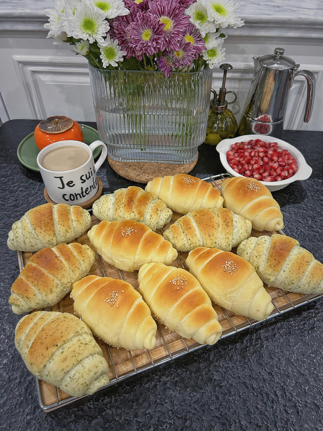 日式海盐面包卷（盐可颂）