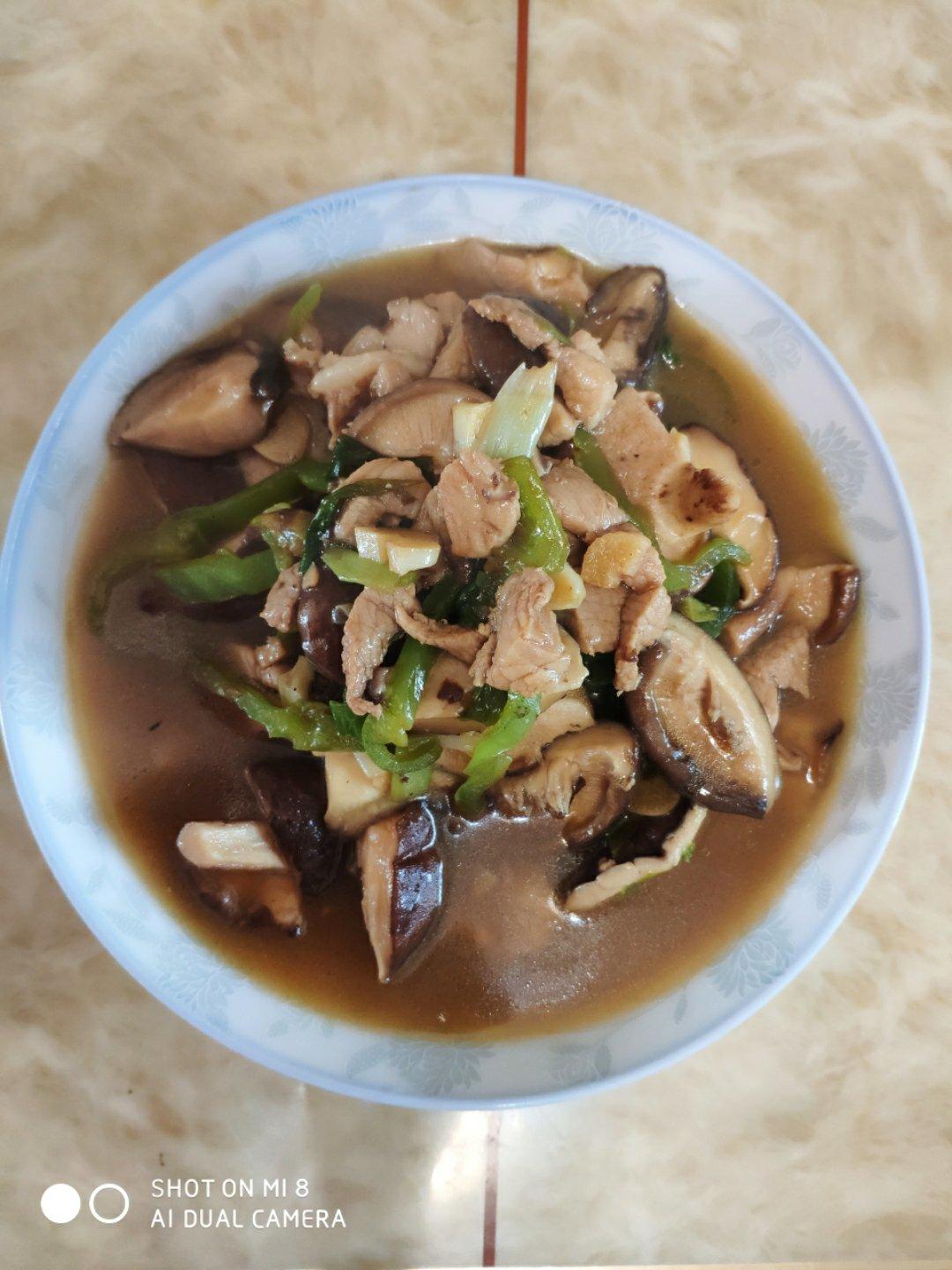 香菇炒肉