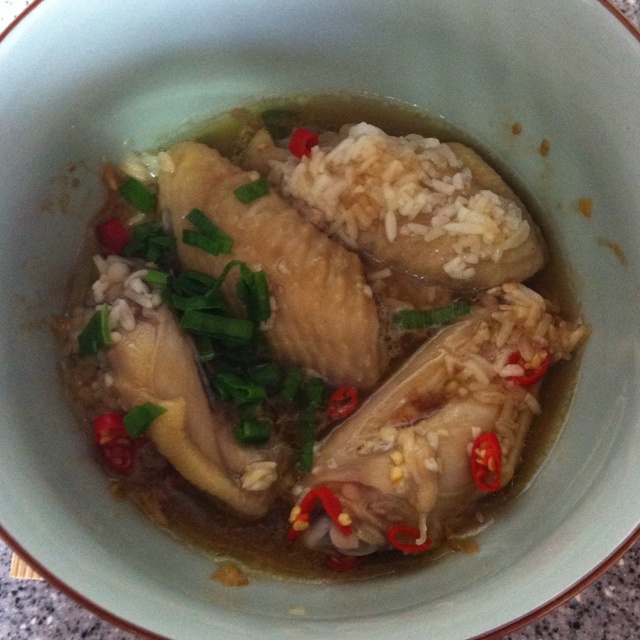 甜香酒酿剁椒鸡翅