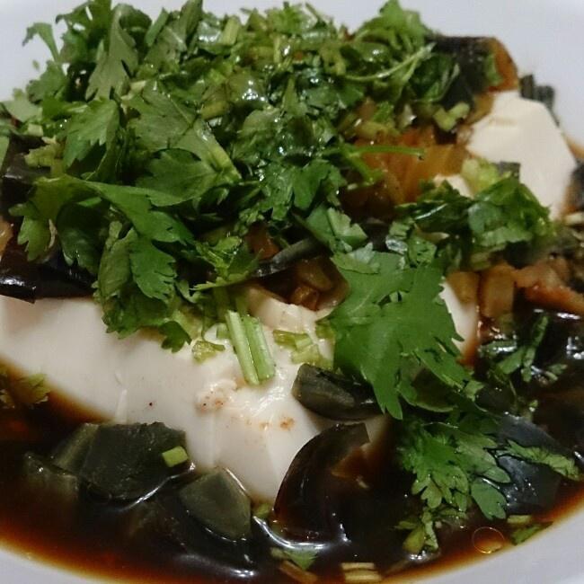 凉拌豆腐的做法