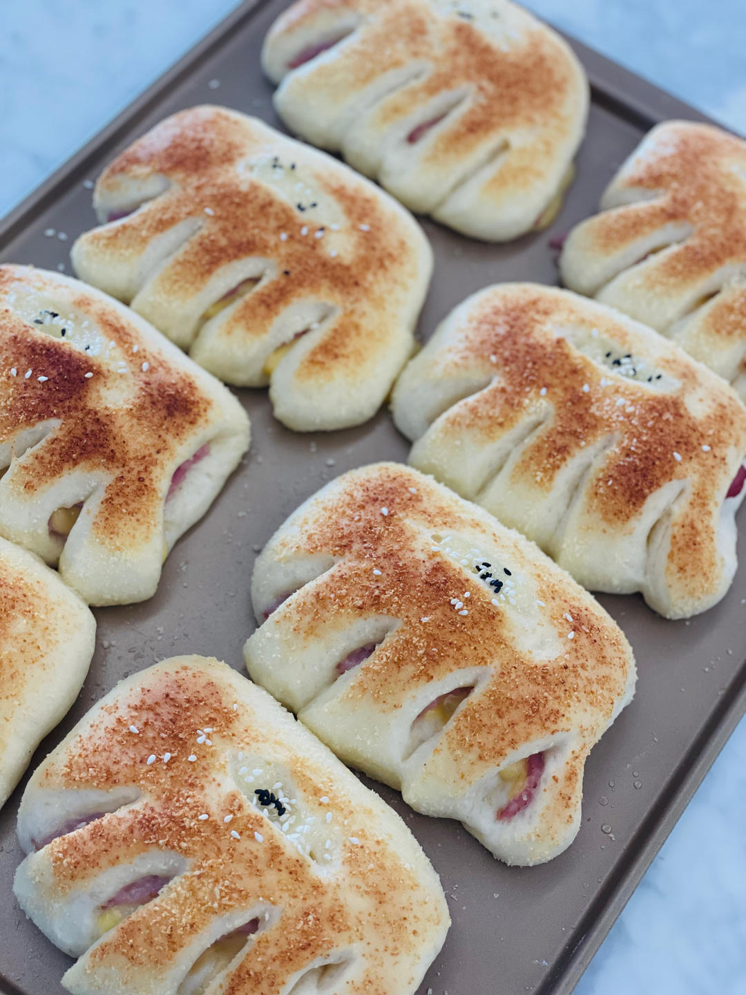 直接法万能面团－培根芝士包