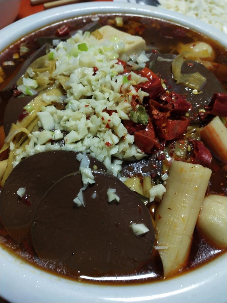 家庭版毛血旺