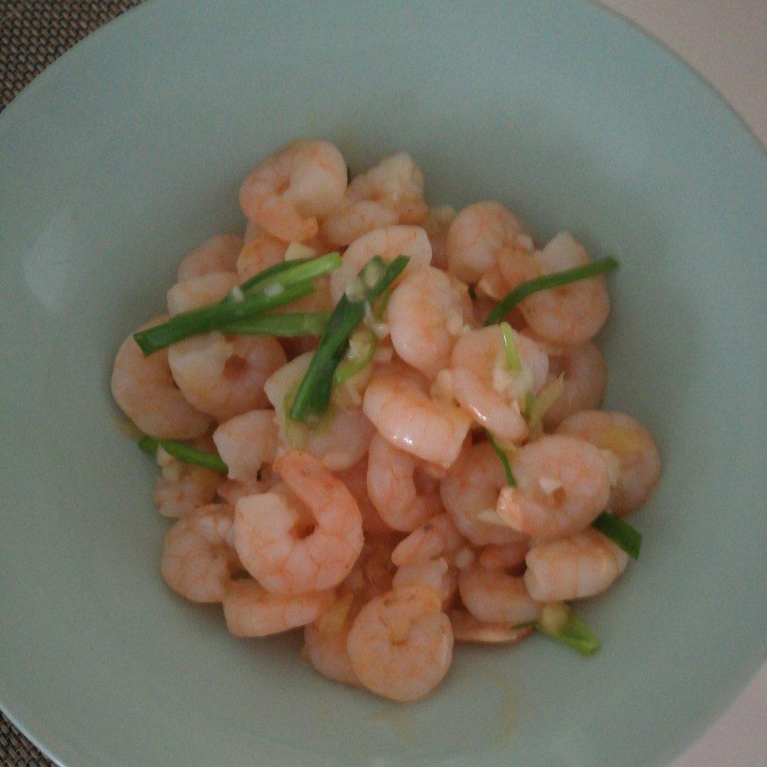 葱爆虾仁