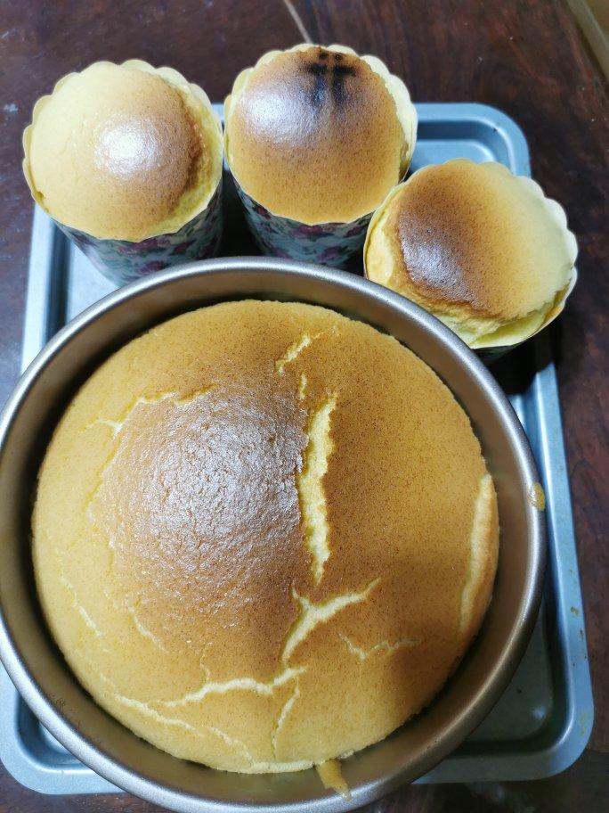 6寸原味戚风蛋糕