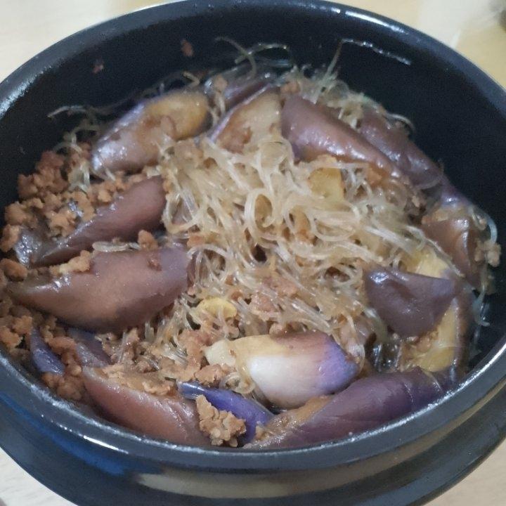 网红菜红烧茄子煲