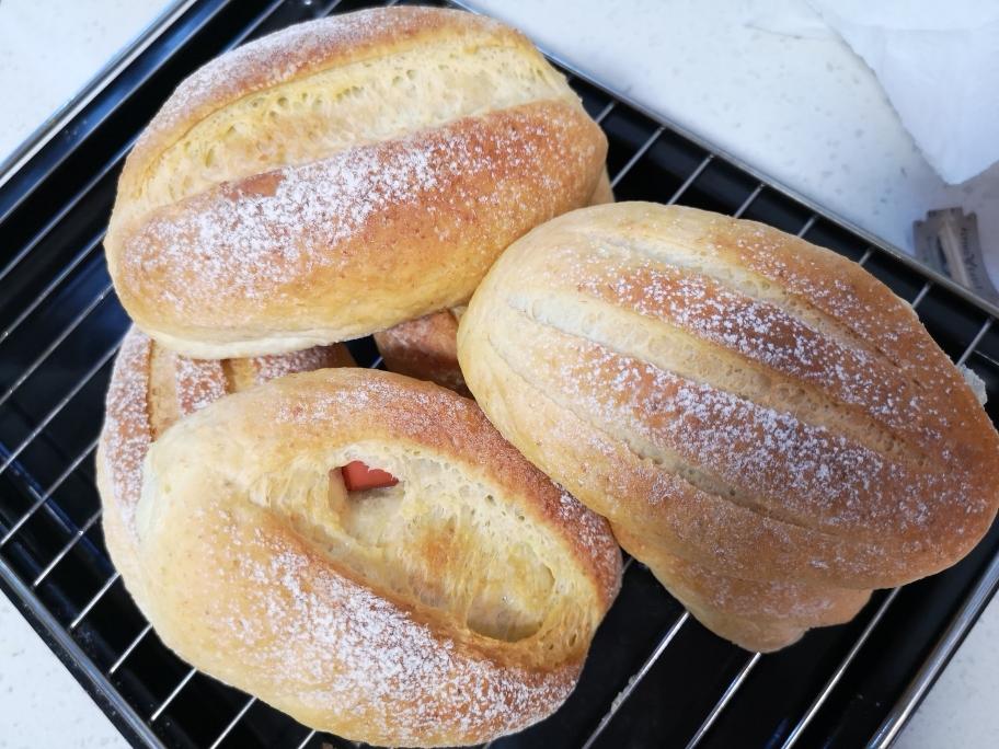 不正经的罗宋or哈斯面包（汤种法）