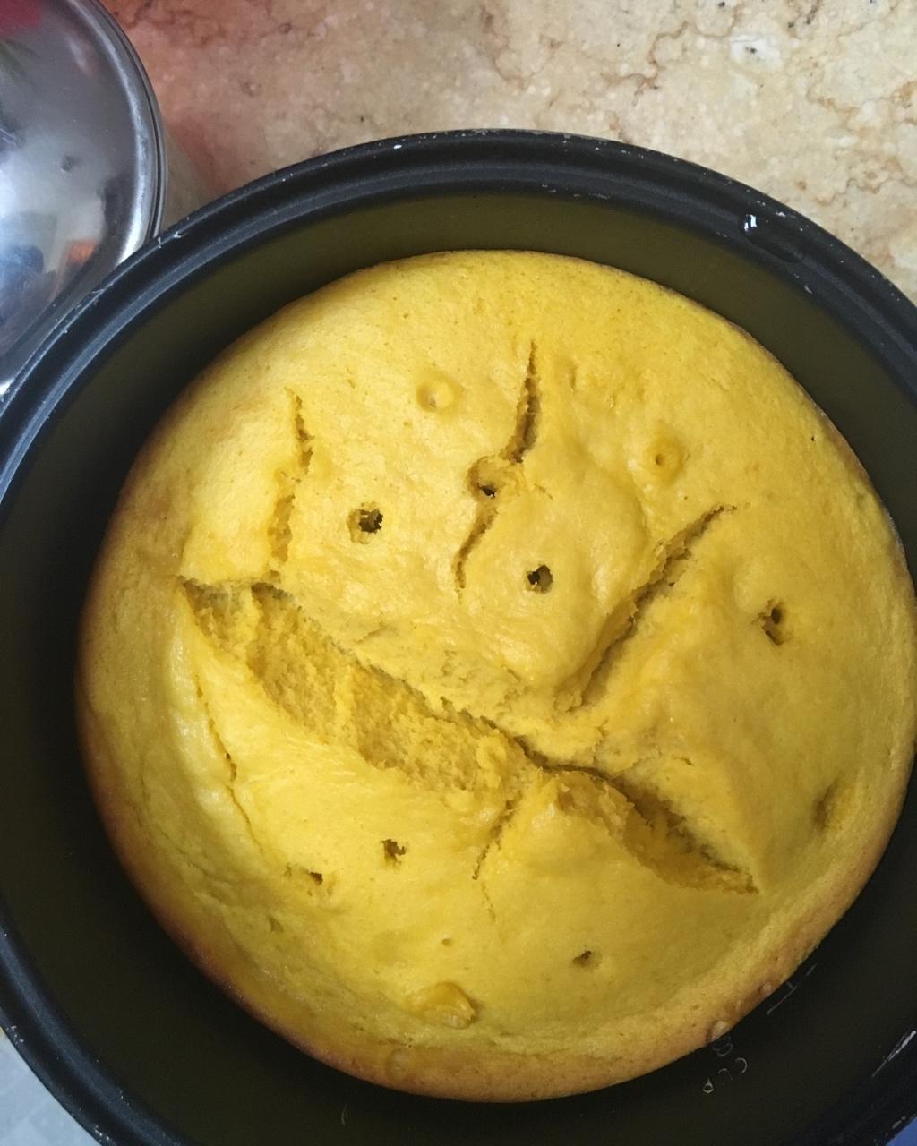 南瓜蒸蛋糕