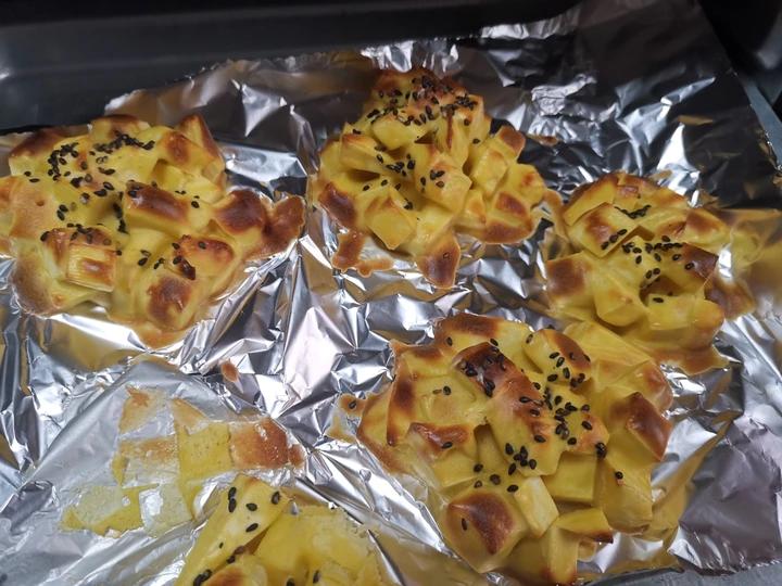 不放一滴油的地瓜烙 这做法绝了 巨好吃！！