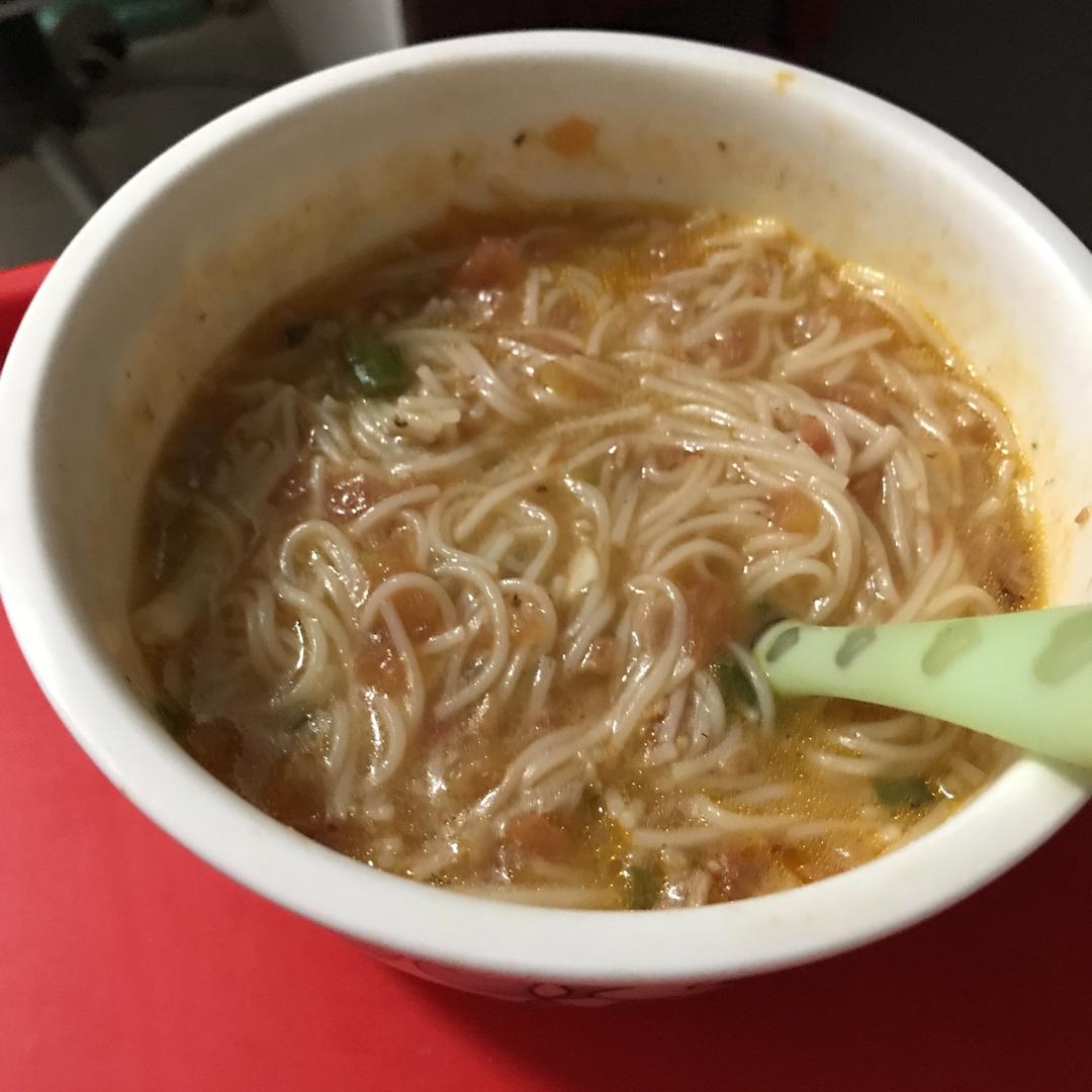 独家快手超好吃番茄羊肉捞面