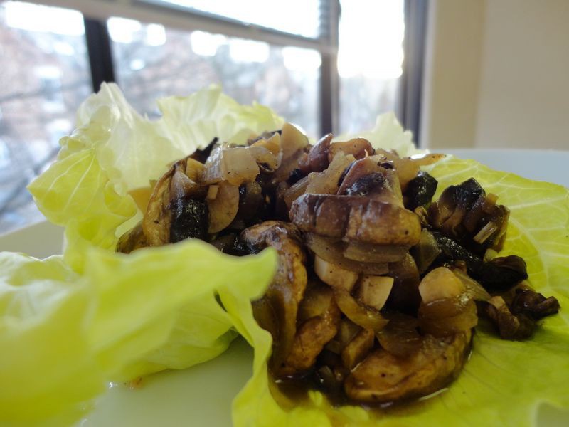 烧烤蘑菇