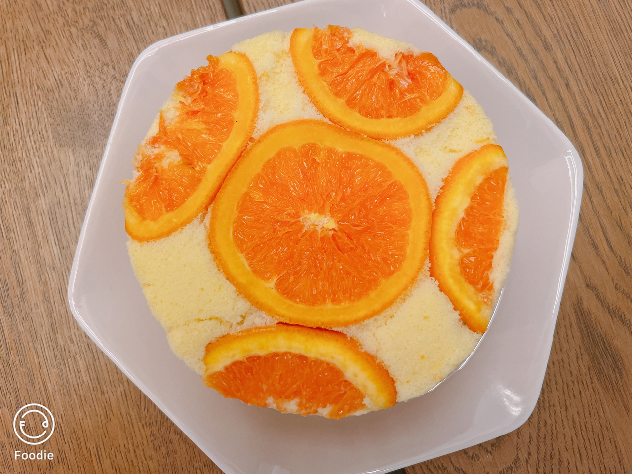 六寸橙子戚风蛋糕的做法