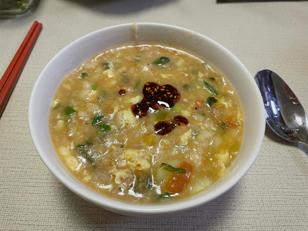 简单早餐-疙瘩汤