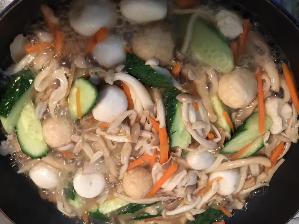 芙蓉菌菇丝瓜汤