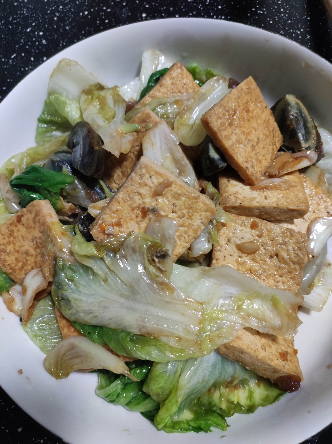 低脂生菜炒豆腐