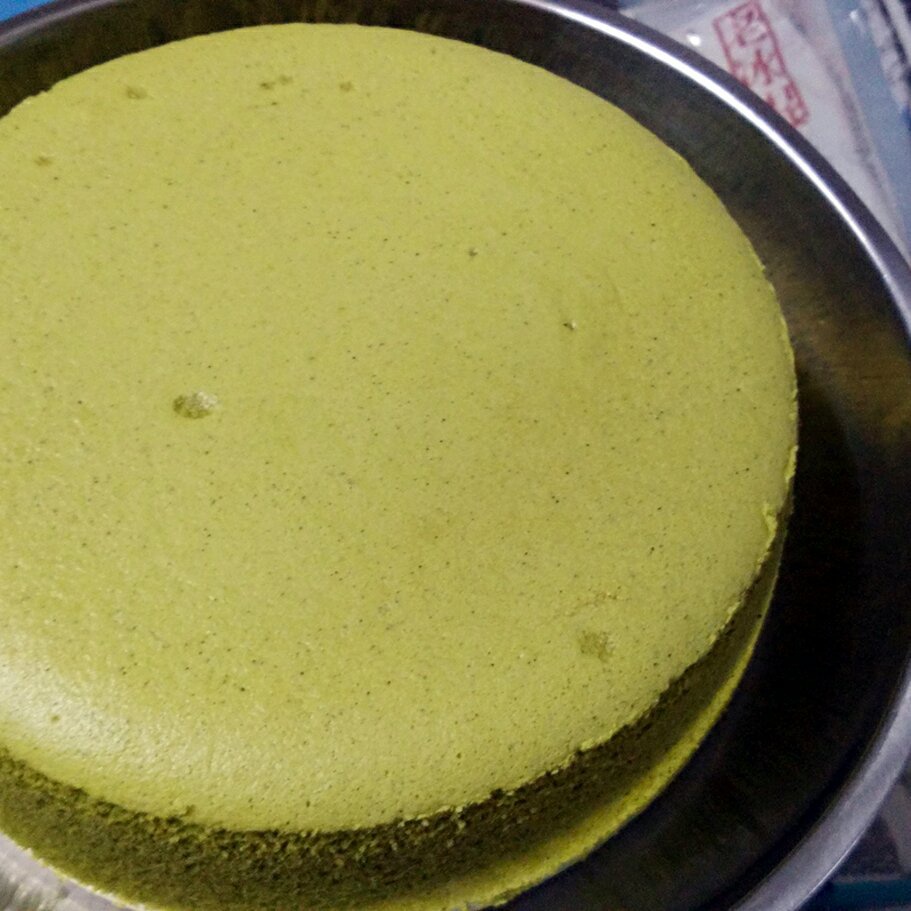 六寸抹茶戚风蛋糕