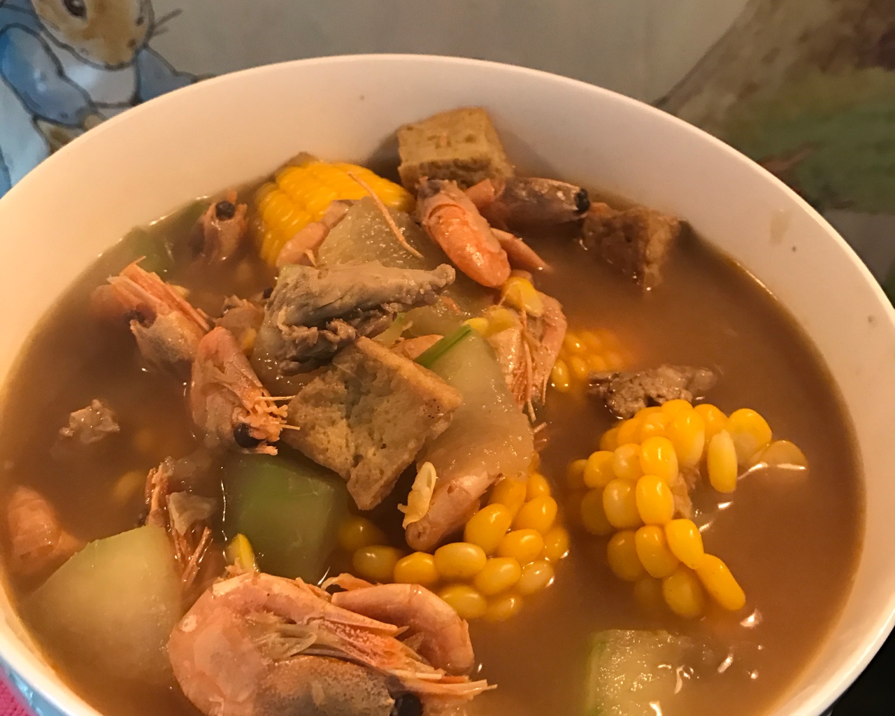 冬瓜玉米咖喱汤