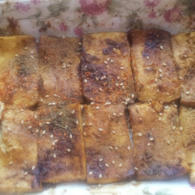 微波烤豆腐