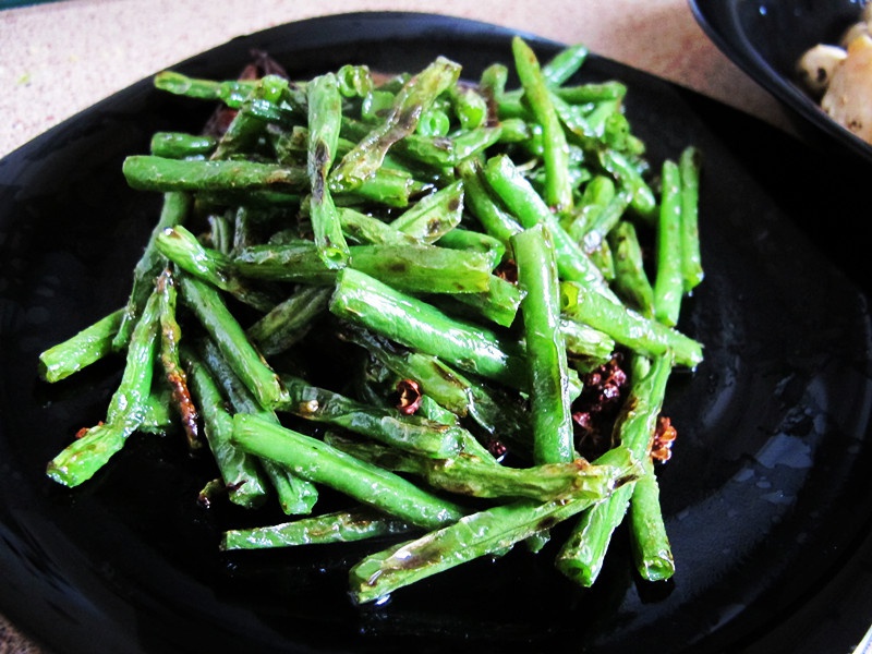 省时少油的干煸四季豆