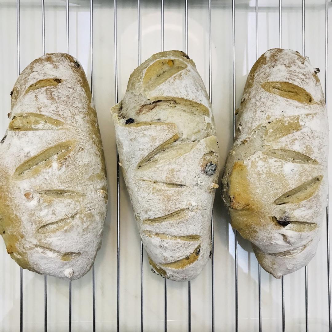 低卡全麦干果面包