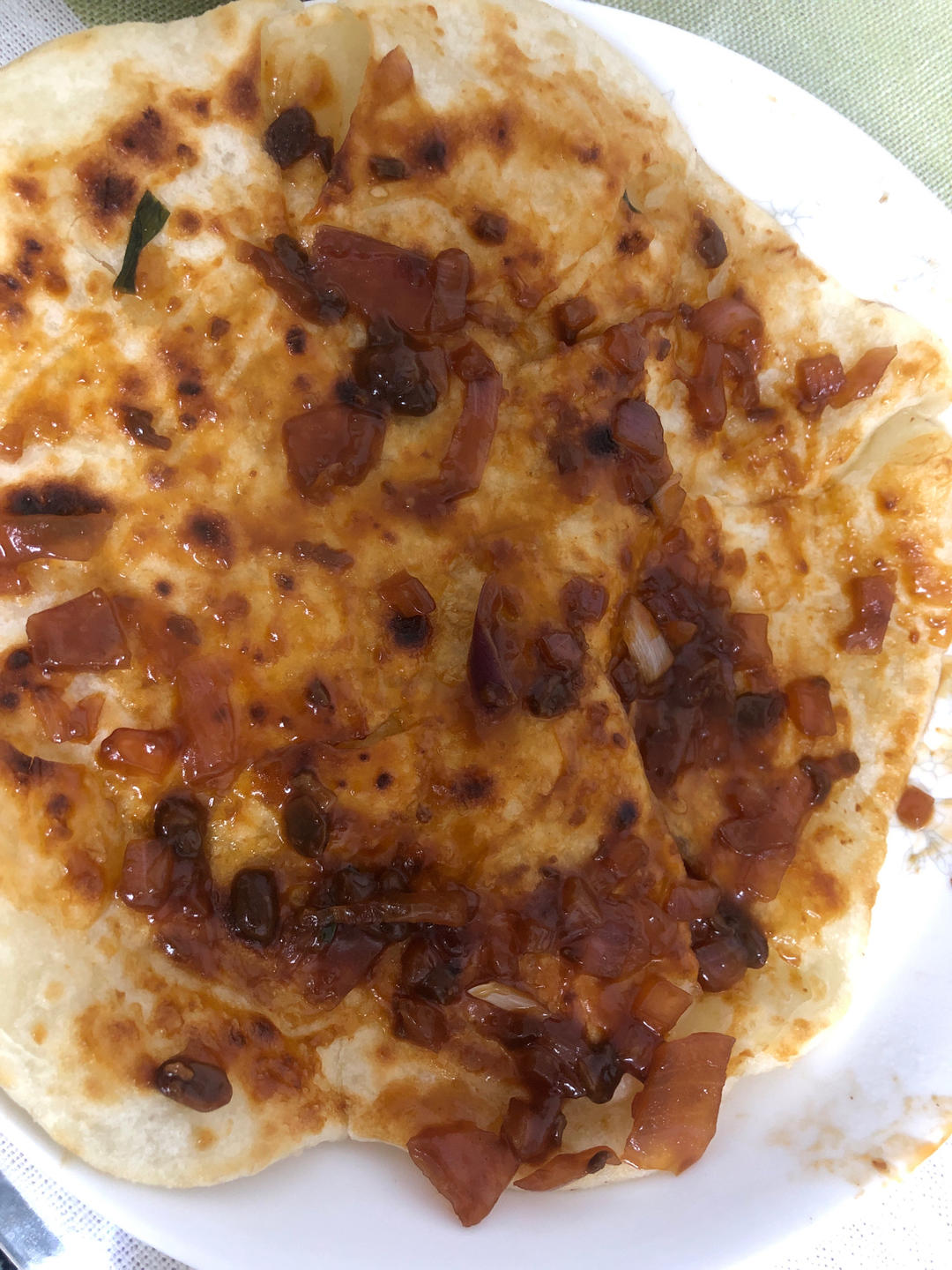 家庭版酱香饼（娃一出锅就吃三块）