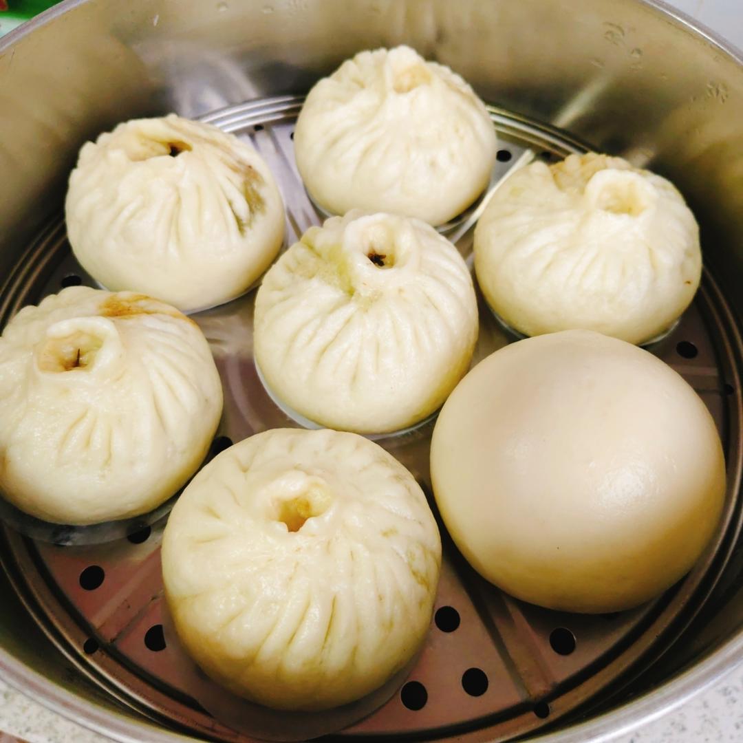 ㊙️梅干菜肉馅包子‼️附梅干菜肉馅做法