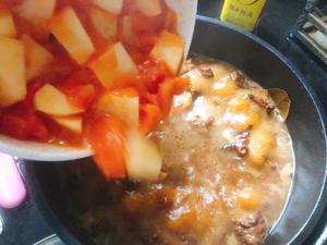 家庭版西红柿土豆炖牛腩的做法 步骤9