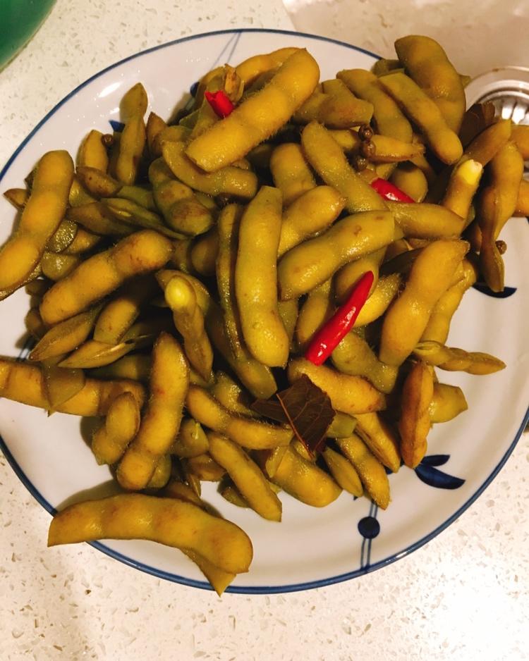 盐水煮毛豆