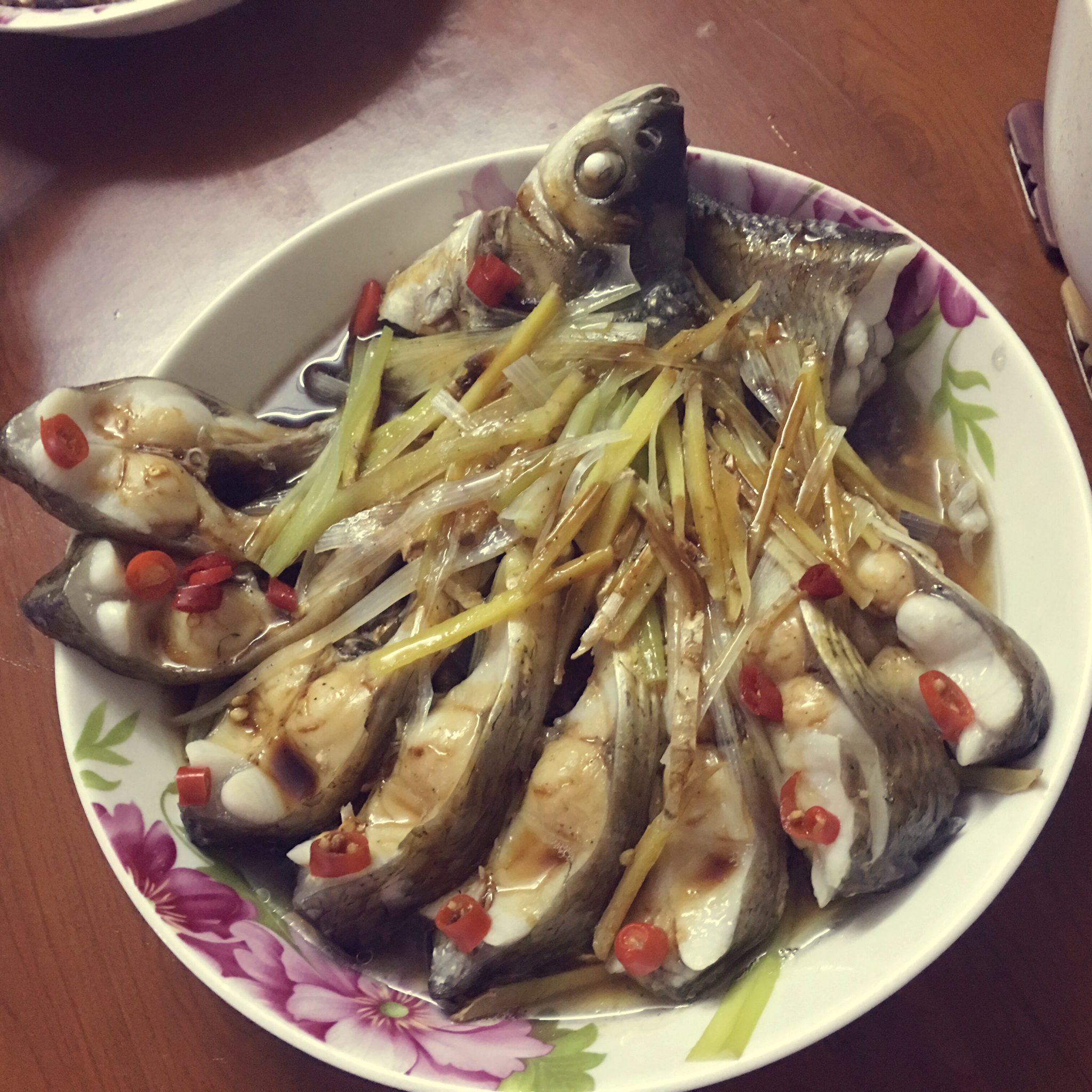 孔雀开屏清蒸鱼
