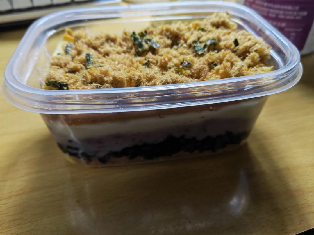 超好吃的低脂版芋泥麻薯盒子，一盒才300大卡