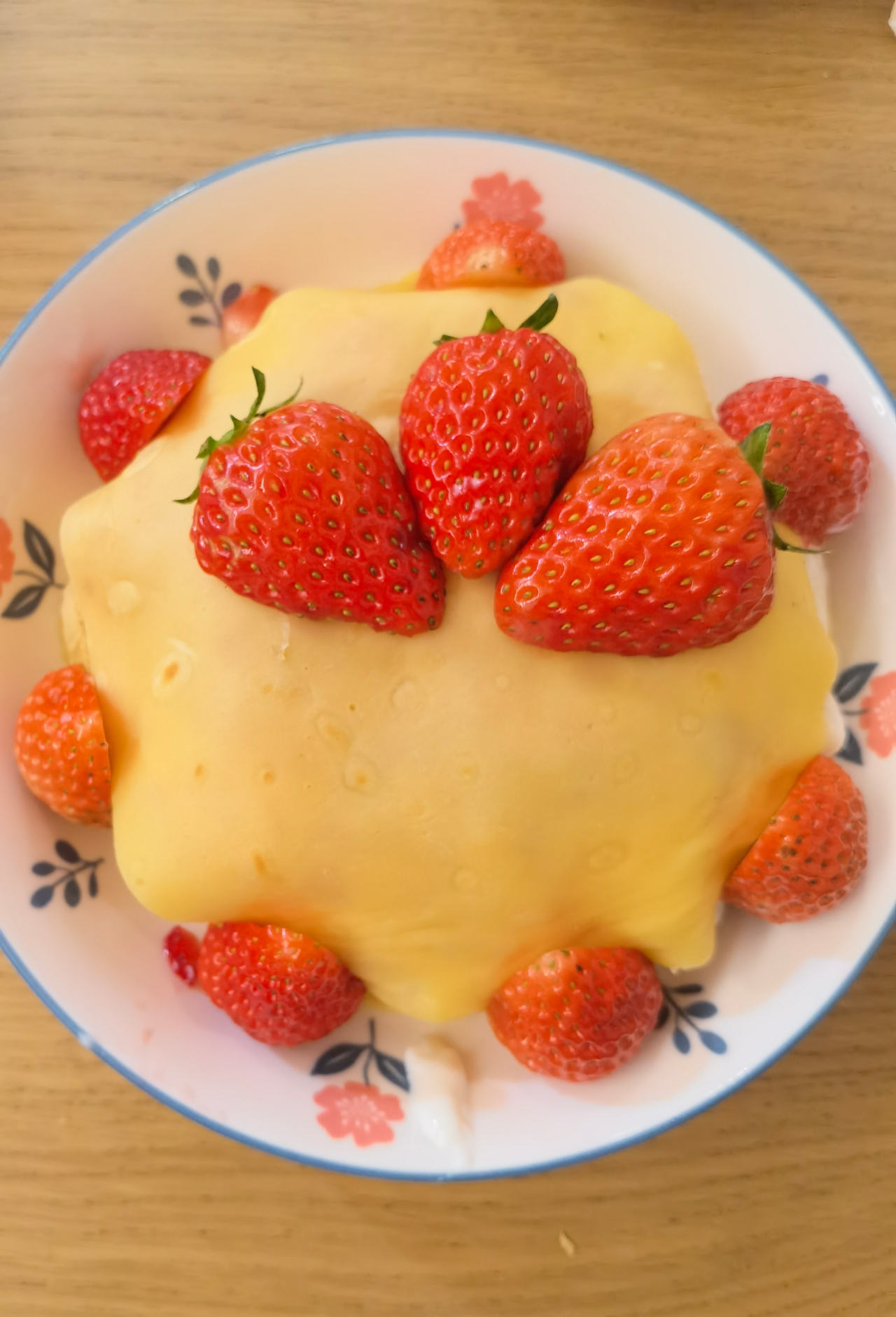 家庭简易版😚健康美味😍“芒果千层酸奶蛋糕🍰”