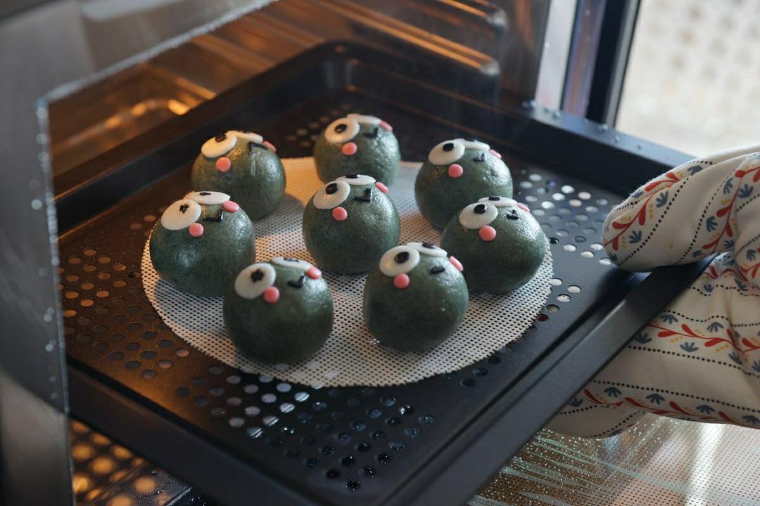 可爱蛙青团|老板电器蒸烤一体机CT73A定制食谱