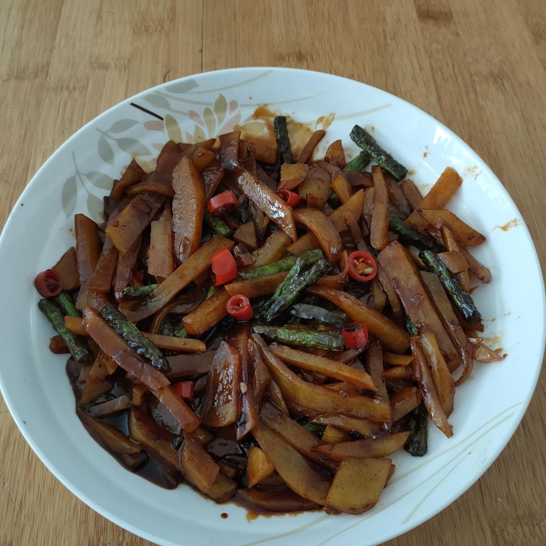 干煸豆角土豆